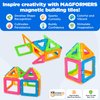 Magformers Neon 14PC Set | Magnetic Tiles Building Blocks, Educational STEM Toy Set | Magnetic Building Tiles for Kids to Develop Problem-Solving Abilities and Shape Recognition