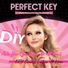 Perfect Key Faux Mink Eyelash Clusters Self Adhensive Fluffy Lash Clusters D Curl 8-16mm Natural Look Cluster Eyelashes No Glue Needed