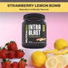 NutraBio Intra Blast BCAA EAA Electrolyte and Hydration Powder - Amino Acid Supplement, EAA/BCAA Powder - Non-GMO and Gluten Free - Strawberry Lemon Bomb - 30 Servings