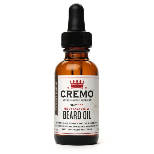 Cremo Beard Oil, Revitalizing Cedar Forest, 1 fl oz - Restore Natural Moisture and Soften Your Beard To Help Relieve Beard Itch