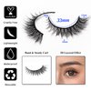 SQYlashes False Eyelashes Short Lashes Natural Look, Wispy Lashes Cat Eye 12mm - 7 Pairs, ZG67