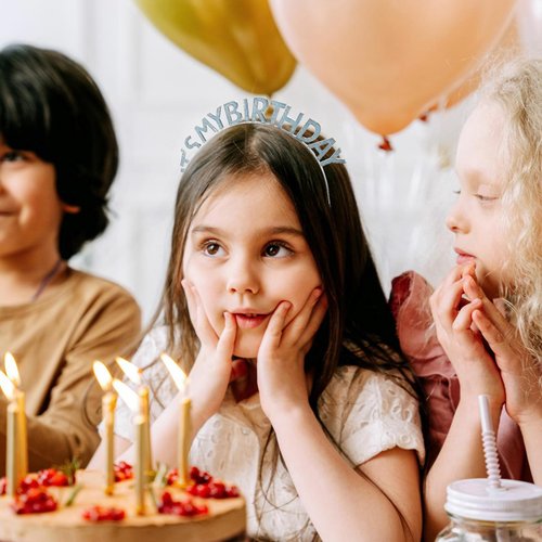 KICOSY Cute Birthday Headband for Women Birthday Crown for Women IT'S MY BIRTHDAY Tiara & Sash Happy Birthday Sash and Crown Birthday Gifts Birthday Accessories for Girls (Blue)