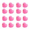 16PCS Pink Rubber Duck Kids Bath Duck Toys for Toddlers Boys Girls,Squeak and Float Rubber Ducks in Bulk Baby Shower Duck Decorations Party Favors (2.2’’)