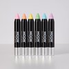 Moon Glow - Blacklight Neon Face Paint Stick / Body Crayon makeup for the Face & Body - Pastel set of 6 colours - Glows brightly under blacklights
