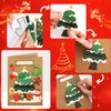 Christmas Cards Christmas Tree Card Making Craft Kits for Kids DIY Holiday Greeting Card Bulk for Classroom Activities Party Favors