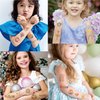 Temporary Tattoos for Kids, Birthday Party Supplies, Fake Tattoos Stickers for Boy and Girls, Decorations Party Game Activities Reward Gifts ﻿ (Rainbow)