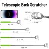 StaiBC Back Scratcher Bear Claw Telescopic Back Itching Scalp Scratchers Massager with Soft Rubber Handles Portable Hand Massage Tool Both Human and Pets (2)