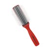 VESS Blow and Styling Hair Brush, Wide 9 Row Round Type- Light weight -Made in Japan-C-150 (Red)