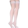 Truform Sheer Compression Stockings, 15-20 mmHg, Women's Thigh High Length, 20 Denier (Pack of 2)