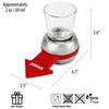 Barbuzzo Spin The Shot Includes 2 oz Shot Glass Fun Party Game for Adults for Celebrations Gatherings Birthdays Bachelor or Bachelorette Parties and More