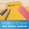 Oxford Write ’n Erase Plastic Binder Dividers, 8 Tab, Write On Tabs, Erase Ballpoint Pen, Non Permanent Marker, Pencil, Asstd. Colors, 3 Sets (89992)