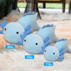 JANCLF Axolotl Stuffed Animal Plush Toy,Cute Soft Salamander Plush Pillow,Kawaii Plushies Doll Toy for Kids (Blue,11 inch)