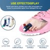 2pcs Toe Splints for Straightening, Dark Blue Toe Brace for Broken Toe straighteners for Hammer Toes Crooked Toes Bent Toes (2 Styles)