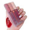Adurello 3 Color Matte Liquid Lipstick Set Long Lasting High Pigmented Lip Glaze Lip Glosses, Moisturizing Silky Lip Tint (A Set)