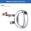 FAERSI 81633 Interior Door Handle Front/Rear Right Passenger Side Replacements for Dodge Nitro 2007 2008 2009 2010 2011 Door Handle,Chrome