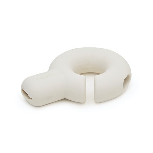 FABLE The Falcon Treat Dispensing Dog Toy Interlocking Design - 2 Cavity Dog Toy Treat Dispenser for Dry Food & Spreads - Dog Treat Toys Interactive & Solo Play - No BPA Dog Treat Toy - Tofu