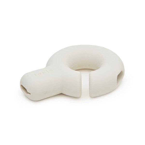 FABLE The Falcon Treat Dispensing Dog Toy Interlocking Design - 2 Cavity Dog Toy Treat Dispenser for Dry Food & Spreads - Dog Treat Toys Interactive & Solo Play - No BPA Dog Treat Toy - Tofu