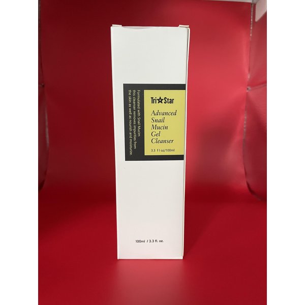 Tristar Advanced Snail Mucin Gel Cleanser, 3.3 Fl Oz / 100 mL | Rich Daily Deep Cleansing Gel for Dry and Sensitive Skin | Not Tested on Animals, No Parabens