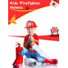 Cotiny 24 Pack Kids Firefighter Helmet Novelty Cosplay Hats for Kids Firefighter Party Halloween Costume Accessories
