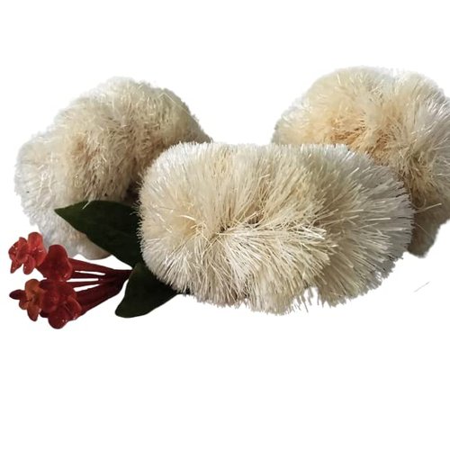 Siyo Natural Bath Body Scrub Brush Skin Smooth Scrubbing Brush Coconut Coir Brush Cleaning The Body Natural Bristal Dry Body Brush for Post Shower & Bath Skincare Routine Eco-Friendly (2 Pack)