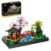 PQKIE Cherry Blossom Tree Building Set,2280 Pcs Japanese Sakura Tree House Pond Building Kit,STEM Cherry Bonsai Tree Building Set, Flower House Micro Blocks Toys, Christmas Gifts for Adults,Kids 8-14+