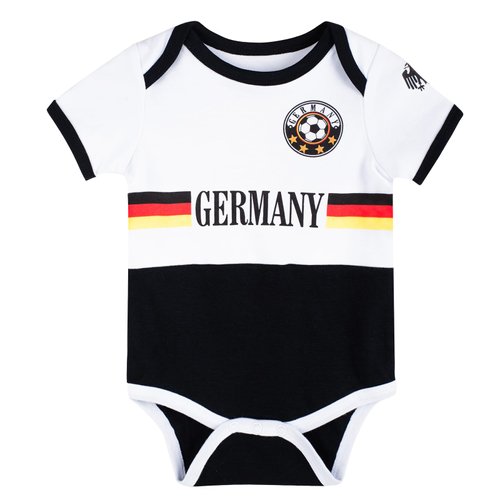 Cnins Toddler Soccer Shirt German Baby Clothes for Boys & Infant Girls Germany Soccer Uniform Costume (CN-NGE,18-24M)
