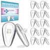 GMS Optical Air Bag Screw-in Silicone Nose Pads for Glasses, Sunglasses, and Eye-wear - 10 Pair (11mm)