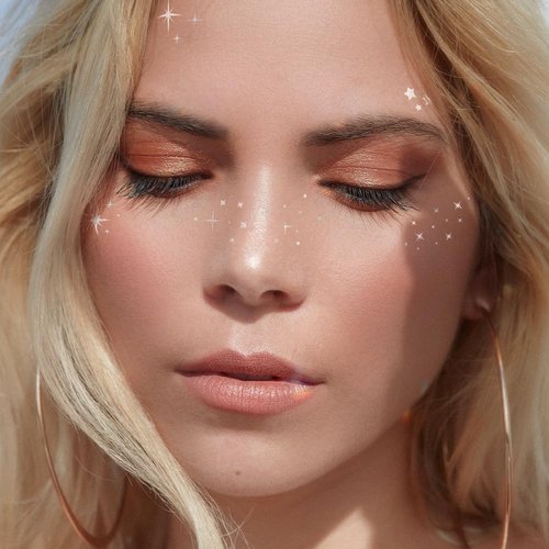 Flash Tattoos Fairy Dust Metallic Temporary tattoos-2 sheet mini pack | Includes over 23 premium silver foil giltter tattoos | face glitter, face gems, festival, face freckles, celestial, moon