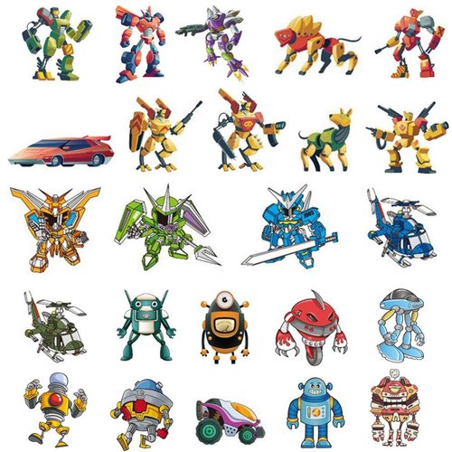 Ooopsiun Robot Temporary Tattoos for Boys- 80 Styles, Robot Birthday Party Decorations Supplies Favors for Kids Boys
