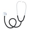 Skeleteen Doctor's Stethoscope Kids Toy - Doctor-Or-Nurse Pretend Play-Costume Accessories and Prop Toys for Kids - 1 Piece (Black)
