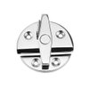Tearom Marine Boat Door Catch Latch 316 Stainless Steel Door Latch Round 55mm Twist Lock Suit for Boat and Many External Cabinet Applications (1)