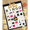 Funnlot New Year Games New Year Bingo Game Holiday Bingo 24 Players New Year Games for Party New Year Bingo Game Cards for School Party Supplies for Family Classroom Activities New Year Party Favors