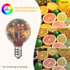 Svater G40 LED Replacement Bulbs for Outdoor String Lights, 25 Pack Dimmable Shatterproof Globe Bulbs, E12/C7 Screw Base Edison Light Bulbs for Indoor Outdoor Patio Decor, Warm White 2700K