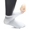 Yomandamor Men's 6 Pairs Combed Cotton Diabetic Ankle Socks with Seamless Toe and Non-Binding Top