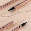 DMLNN Microblading Eyebrow Pen, Dual-Ended Eyebrow pencil with 3-Fork-Tip Applicator and Precise Brush-Tip for Hair-Like Effect, Waterproof and Long Lasting 2-in-1 Brow Pencil, Light Brown