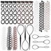 20Pcs Ponytail and Braiding Tool Set for Women's Hair Styling Accessories