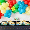 24pcs Super Brother Paper Food Trays Super Bros Birthday Party Supplies Disposable Paper Snack Bowl for Video Games Theme Birthday Decoration
