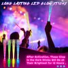Zhanmai 24 Pieces Upgraded Glow Fiber Wands Sticks LED Light Wands Fiber Optic Wands LED Flashing Sticks Glow Flashing Wands Fiber Optic Wands for Wedding Party Favors(Multicolor)