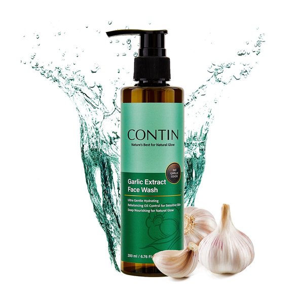 CONTIN Enzyme Plant Extract Face Wash Natural Pore Treatment for Sensitive Skin Gentle Facial Cleanser Skincare for Redness and Bumpy Skin 6.76 oz