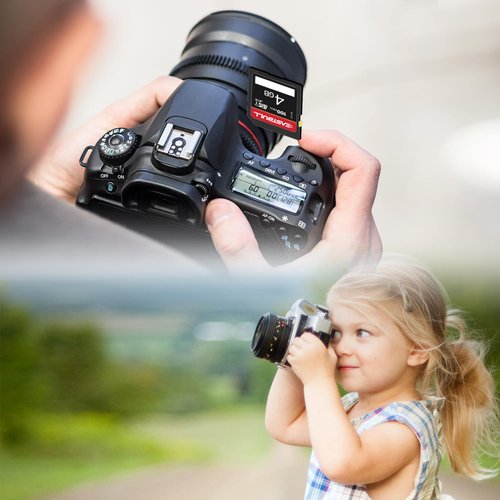 EASTBULL 5-Pack of SD Card 4GB Class 10 SD Card U1 V30 High-Speed 100MB/s Read SDHC Memory Card 5-Pack for Camera, Full HD Video, with 5 Mini Cases (4 GB, 5 Pack)