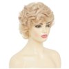 Dai Cloud Short Blonde Curly Wigs for Women Synthetic Natural Looking Daily Party Wig for White Women