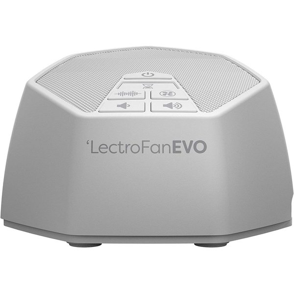 LectroFan EVO Guaranteed Non-Looping Sleep Sound Machine with 22 Unique Fan Sounds, White Noise Variations, and Synthesized Ocean Sounds, with Sleep Timer