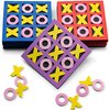 Tic Tac Toe Game (Pack of 24) 5"x5" Foam Tic-Tac-Toe Mini Board Game - Bulk Toys for Kids, Birthday Party Favors, Birthday Goody Bag Stuffers, Classroom Prizes & Occupational Therapy