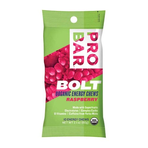 Probar Bolt Organic Energy Chews, Raspberry, 2.1 oz