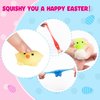 KASU 50 Pcs Prefilled Easter Eggs with Mochi Squishy Toys Premium for Easter Theme Party Favor, Eggs Hunt, Basket Stuffers/Fillers, Classroom Prize Supplies
