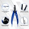 SPEEDWOX Metal Hole Punch Pliers for Jewelry 1.5mm Diameter Round Hole Sheet Metal 24 Gauge Thick 6 Inches Precision Fine Pliers Jewelry Making Tool Craft Beading Hobby Labor Day Gifts