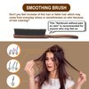 VESS Hair Brush without Pain on Skin: For People with Thin Hair, Sensitive Skin - Specialized for Glossing, Preventing Breakage, Brushing, and Healthy Growth