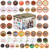 Perfect Samplers Coffee, Tea, Cider, Cappuccino & Hot Chocolate Single Serve Cups for Keurig K Cup Brewers Sampler, 50 Count