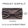 STGDAK Boho Headbands For Women Fashion Stretch Wide Hair Bands Knoted Turban African Style Head Bands Yoga Running Sweatband Elastic Headband Wrap Hair Accessories for Teen Girls 3 Pack