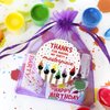 Art Birthday Party Thank You Labels, Paint Party Decorations - 40 Stickers